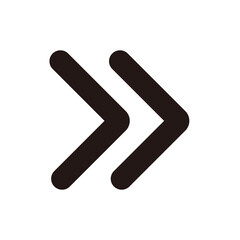 シンプルな矢印のアイコンイラスト