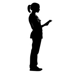 a black silhouette of a woman using a tablet black, phone, silhouette, stand, tablet, woman 