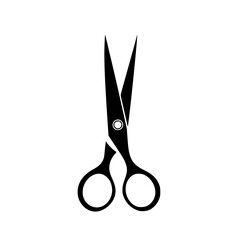 a black and white icon of a pair of scissors black, icon, scissor