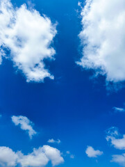 blue sky with clouds