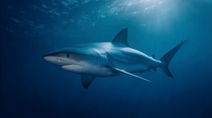 Fototapeta premium Shark underwater ocean animal