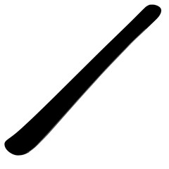 a black and white silhouette of a knife and a baseball bat baseball bat, bat, black, icon, knife, silhouette , Generative art.