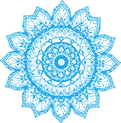 Multi colored mandala like background