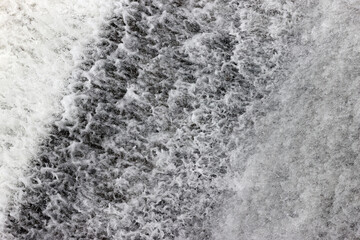 Pa Sy waterfall. Abstract water effect. Mang Den. Vietnam.