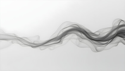 Abstract gray smoke wave background design