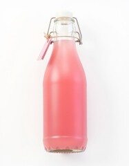 Pink Drink Bottle with Clip Top Closure