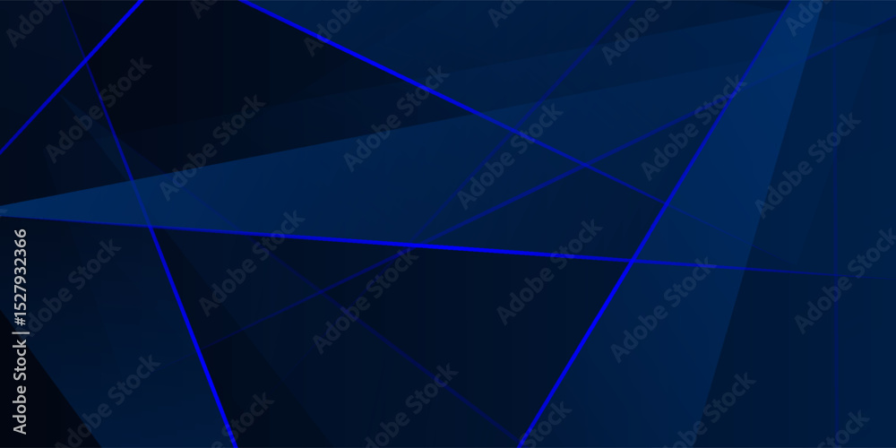 Canvas Prints abstract futuristic dark blue background with light and shadow. eps10 vector