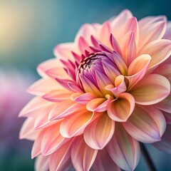 Fototapeta premium dahlia flower closeup