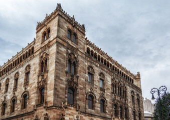 Fototapeta premium Postal Palace of Mexico City standing in mexico city's historic center