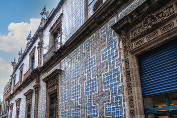 House of Blue Tiles in Mexico City, Mexico.
