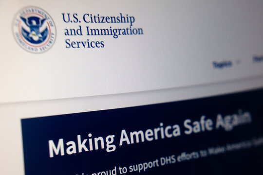 London, UK, 06.10.2025: US Immigration and Customs Enforcement web page
