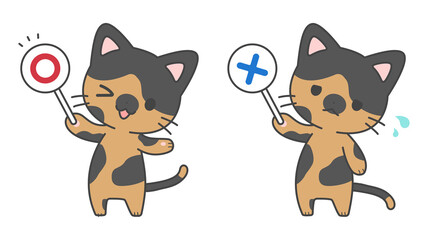 〇×クイズ猫セット