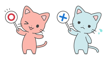 〇×クイズ猫セット