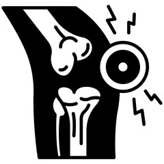 Obraz premium Arthritis Solid Icon