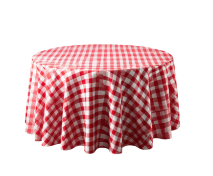 Checkered tablecloth ideal for outdoor dining events