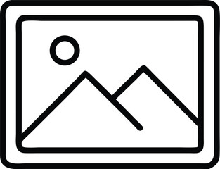 Single abstract geometric icon silhouette