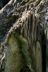 Salt mountain and formations, Praid, Romania. 