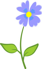 blue flower 