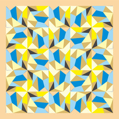 Vector geometric abstract flat aesthetic ornament for decoration, wall hanging,interior element, wrapping paper, textile