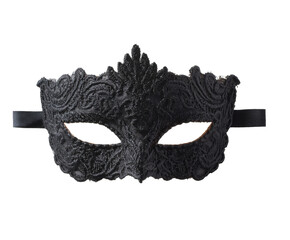 Elegant black lace masquerade mask for a glamorous look