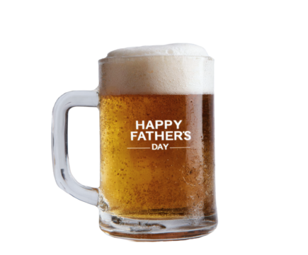 Celebrate father's day with a cold beer, cheers to dad on this special day!