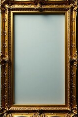 Elegant gold art deco frame, ornate details, geometric pattern, geometric frame, art deco, ornate