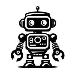 Fototapeta premium robot vector illustration