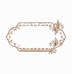 Eslimi Tazhib Iranian Art Design. Calligraphy Tazhib is a beautiful art used to decorate and embellish the margins of books and printed artworks.