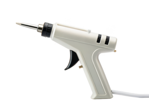 glue gun png hot glue gun png craft glue tool png electric glue applicator png DIY tool png adhesive gun png crafting equipment png transparent background image