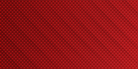 Obraz premium Red diagonal geometric shape with halftone. Modern fiber textured vector