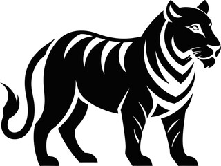 tiger  cartoon vector illustration