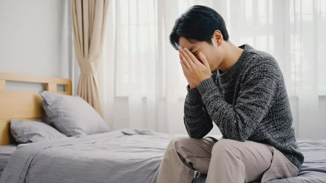 体調不良、頭痛と倦怠感、男性、ストレスと体調