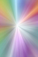 Radiant burst of color and light emanating from a central point, creating a vibrant and dynamic visual.