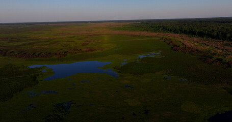 Paynes Prarie, FL - Views Over Prairie at Sunset