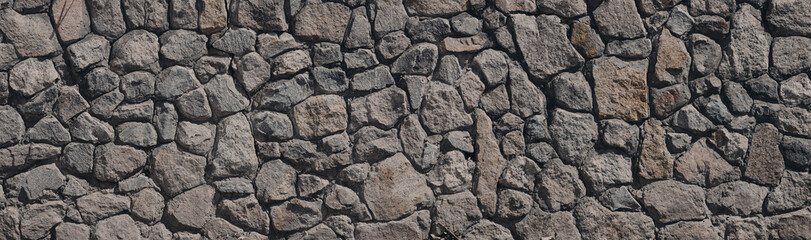 Rough stone wall