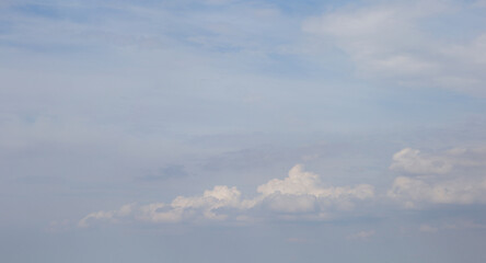 Panorama of sky with clouds