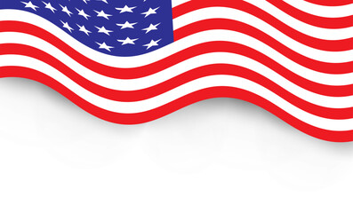 Obraz premium American flag. Fag of the United States. independence day