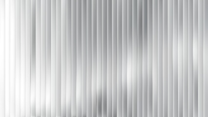 Metal texture pattern with corrugated glass background and roof effect. Steel sheet wall and silver panel with abstract plate and tile. White vintage barn lamina. © RDVector