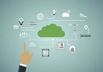 Cloud computing interconnected services, various applications