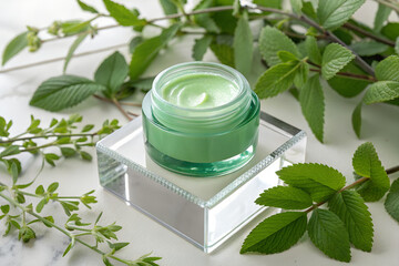 Herbal cream for skin with natural ingredient
