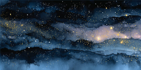 Celestial star cluster chaos stunning wallpaper art in gigapixel quality for cosmic enthusiasts. stunning cosmic blue background filled with stars and nebulae, creating smooth gradient effect