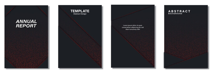 Abstract annual report template