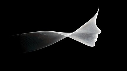 Abstract Visualization of a Breath in Expanding and Contracting Forms
