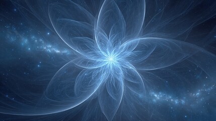 Abstract Representation of Energy Fields with Ethereal Aura Design
