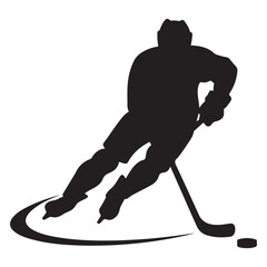 An iconic picture of hockey players