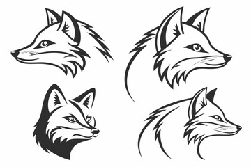 Obraz premium set of cats