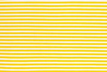 Yellow and White Striped Textile Pattern with Horizontal Lined Design