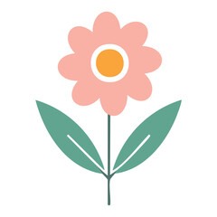 Flower Hand Draw by Kid Cute lovely