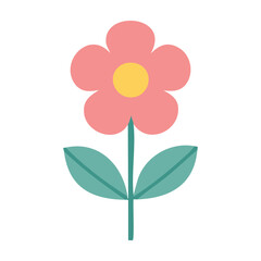 Flower Hand Draw by Kid Cute lovely