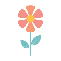 Flower Hand Draw by Kid Cute lovely